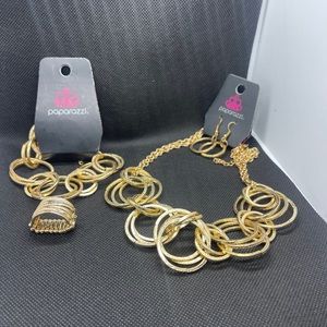 Earrings, Necklace and bracelet